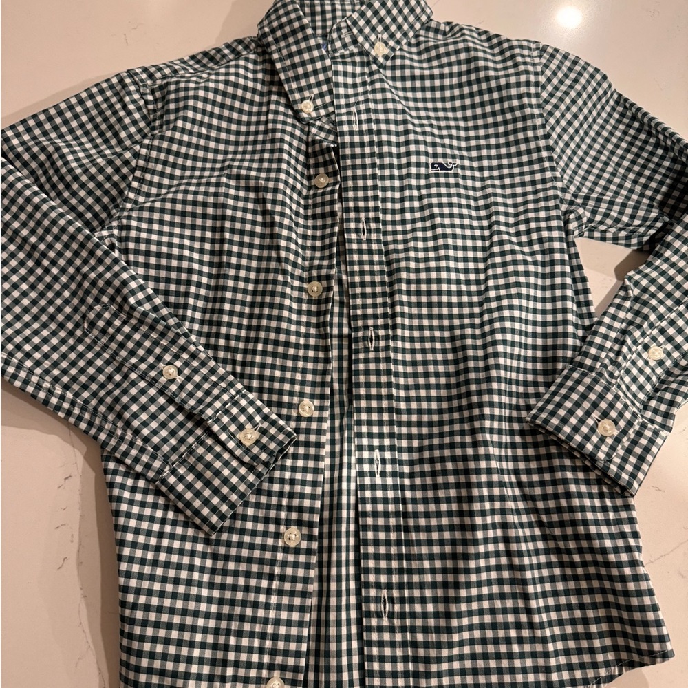 Vineyard Vines button down shirt.